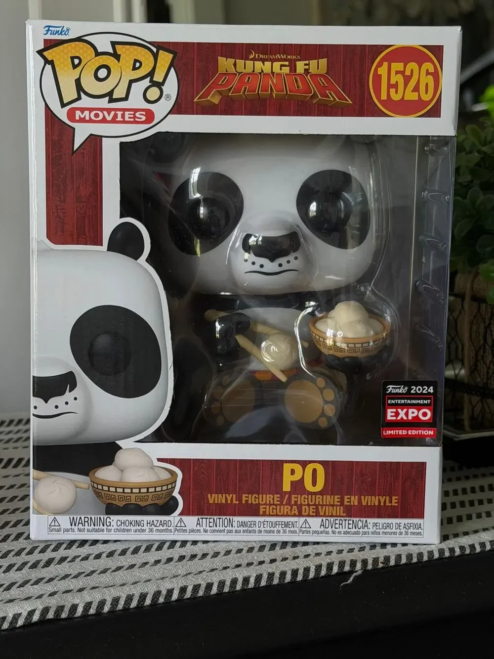 Funko Pop Kung Fu Panda Super Po with Dumplings #1526 C2E2 Exclusive